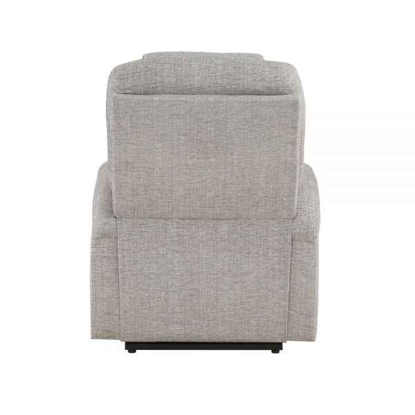 Evander Power Lift Recliner in Light Gray Chenille Finish by ACME Furniture