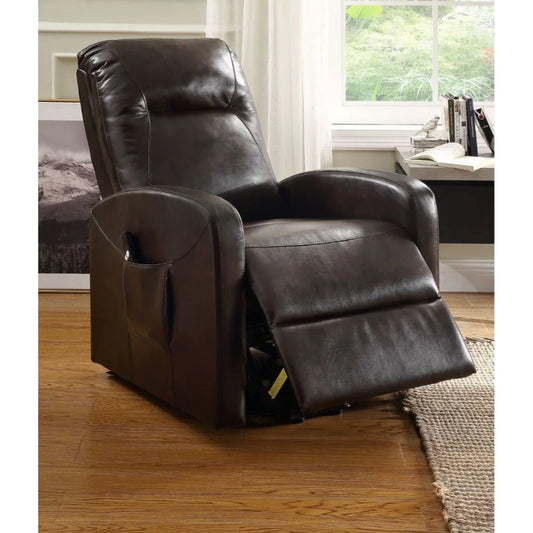 Kasia Power Lift Recliner Dark Brown by ACME Furniture