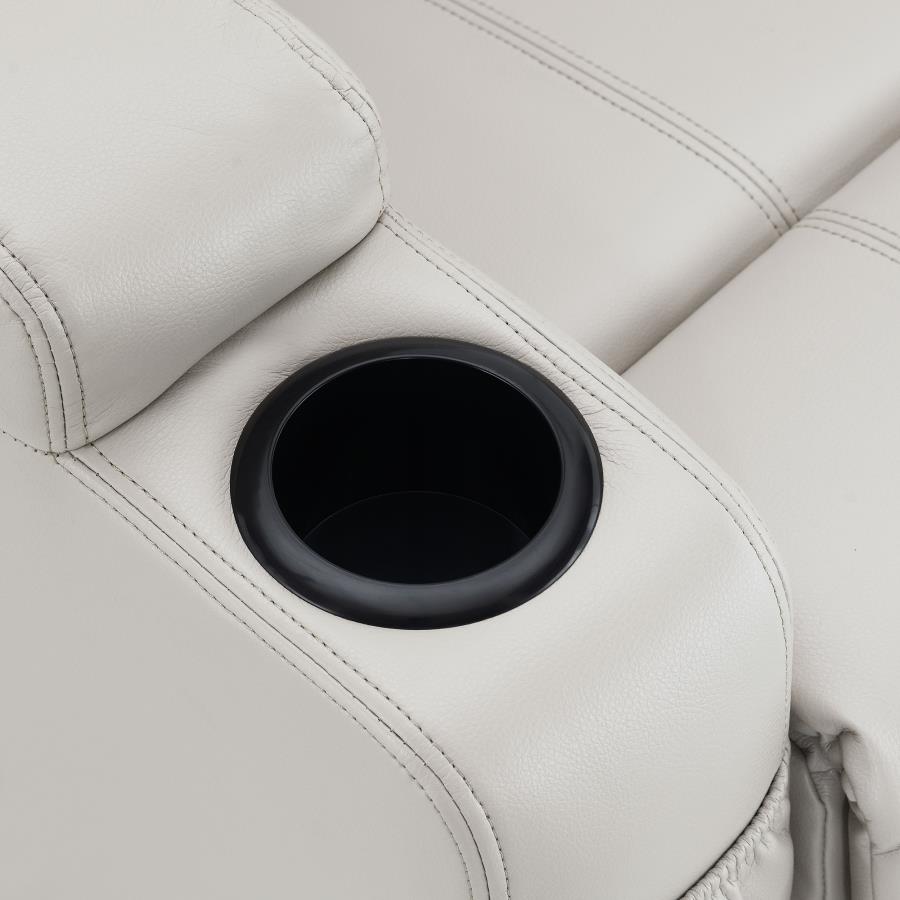 Sanger Power Lift Recliner Chair With Massage Champagne by COASTER