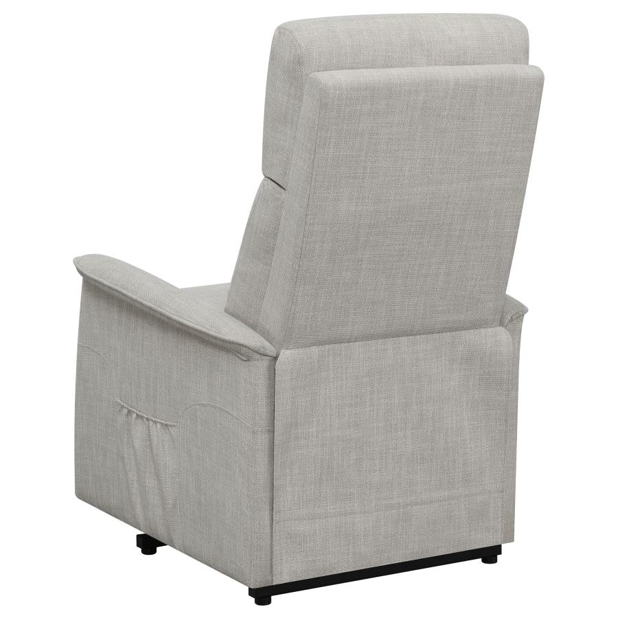 Herrera Power Lift Recliner with Wired Remote Beige by COASTER