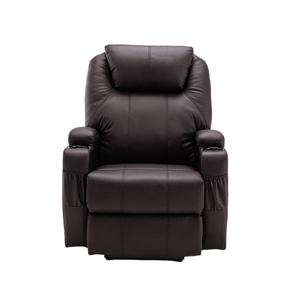 Lift Assist Power Recliner Plus Massage & Heated by HOMEROOTS
