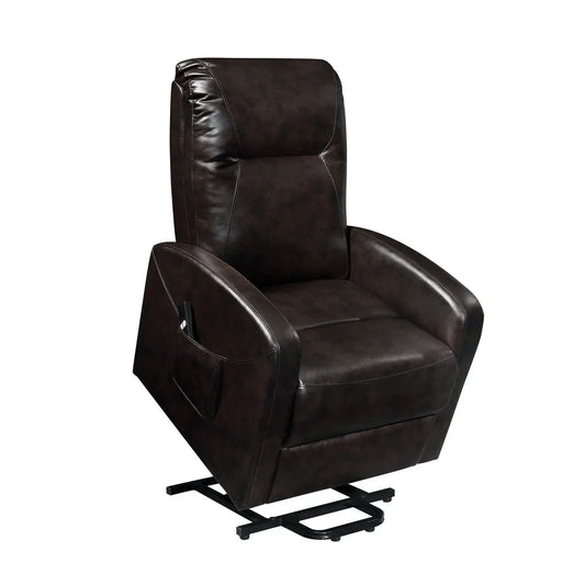 Kasia Power Lift Recliner Dark Brown by ACME Furniture