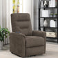 Henrietta Power Lift Recliner with Storage Pocket Brown by COASTER