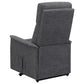 Herrera Power Lift Recliner with Wired Remote Charcoal by COASTER